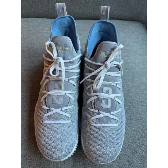 Nike LeBron XVI 16 MLPS Minneapolis Lakers Men's 14 Grey Blue White CK4765-001